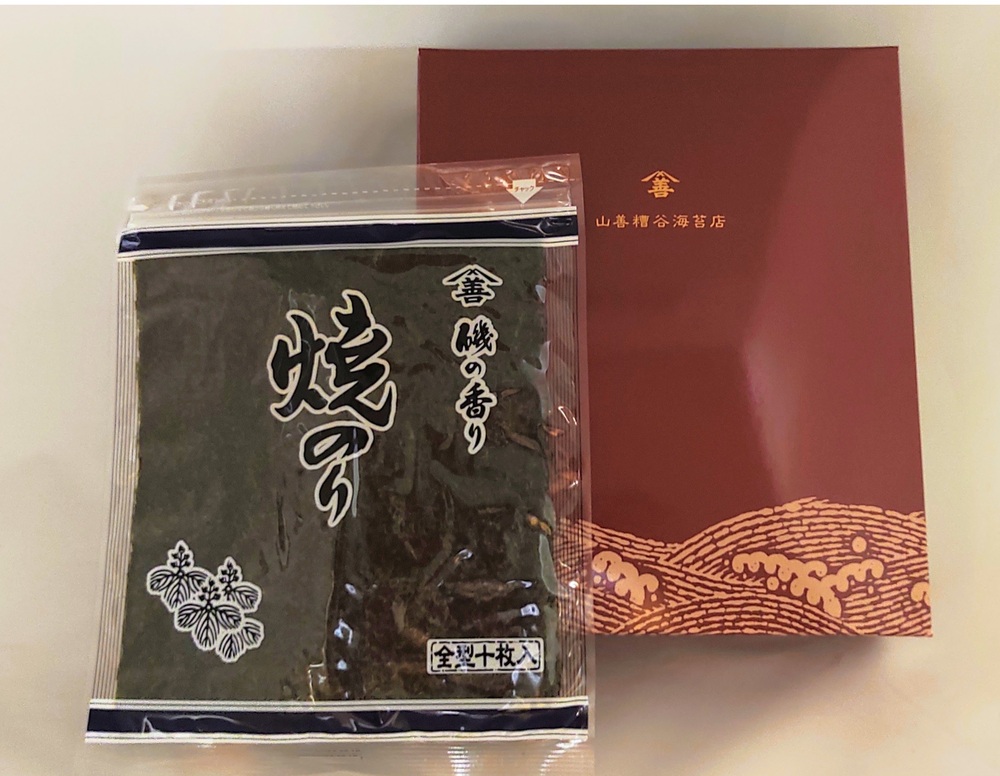 ご贈答用　焼のり（紺）5帖